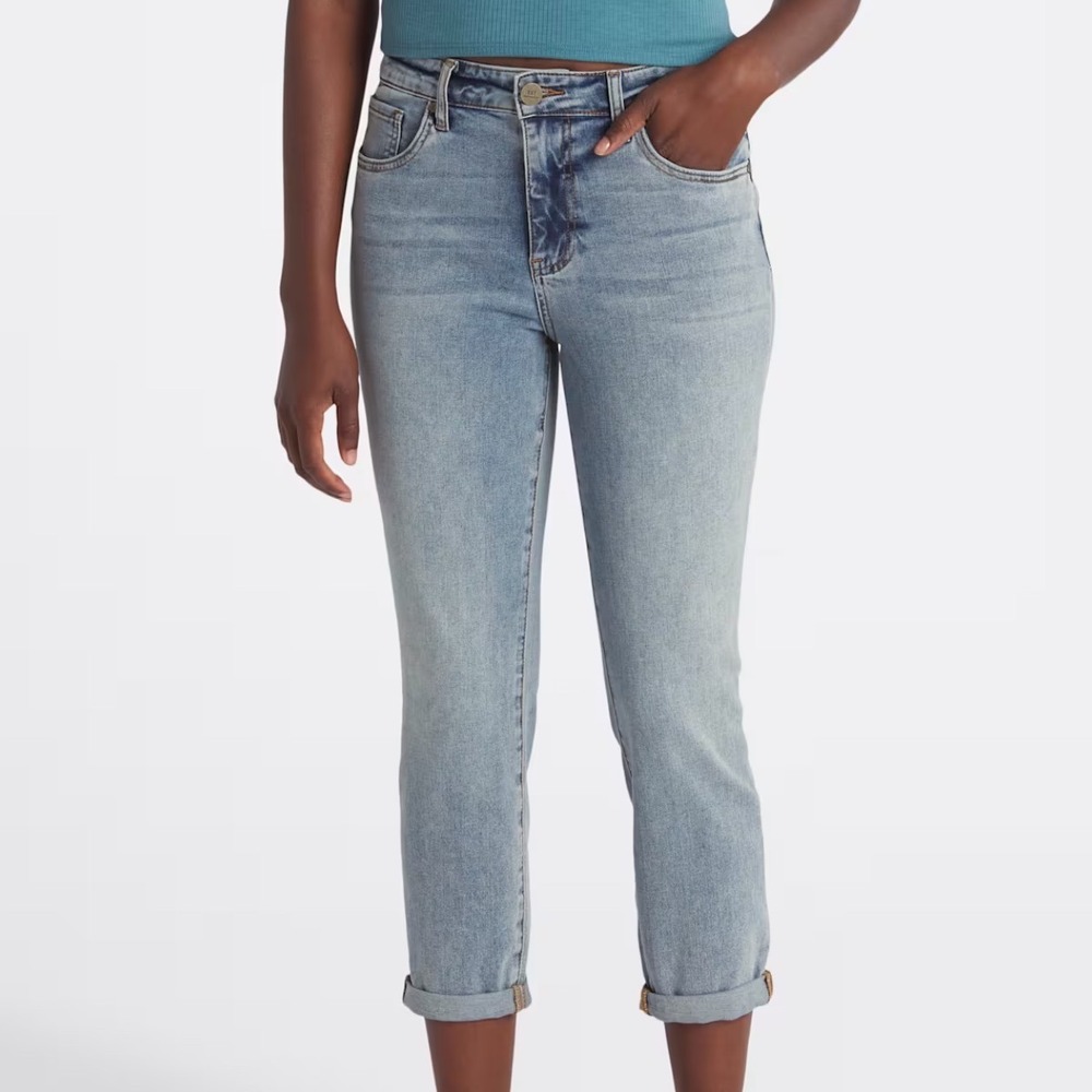 Kut From The Kloth Lauren High Rise Crop Skinny‎ Jeans 12 Indigo Stitch Fix NWT
